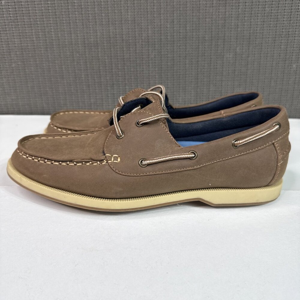 Cary Country Top Sider Loafer Sahara Men's Size 8.5M Brown Leather Lace Up